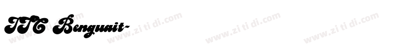 ITC Benguait字体转换